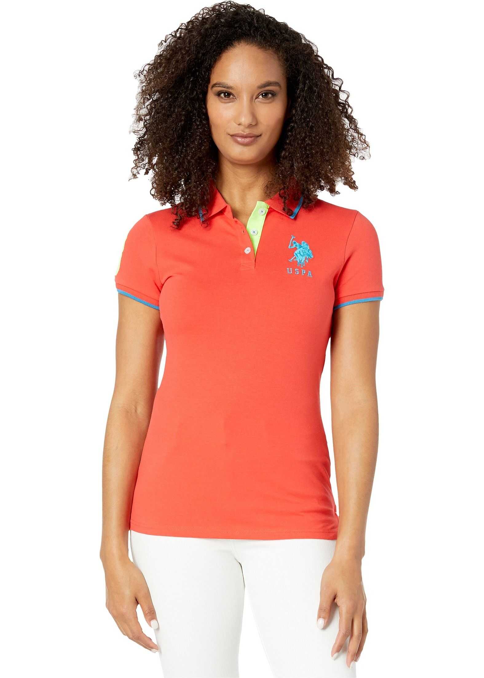 U.S. POLO ASSN. Triple Crown Polo Coralicious