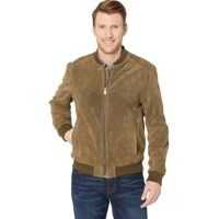 Jachete Suede Zip Front Water Resistant Jacket Barbati