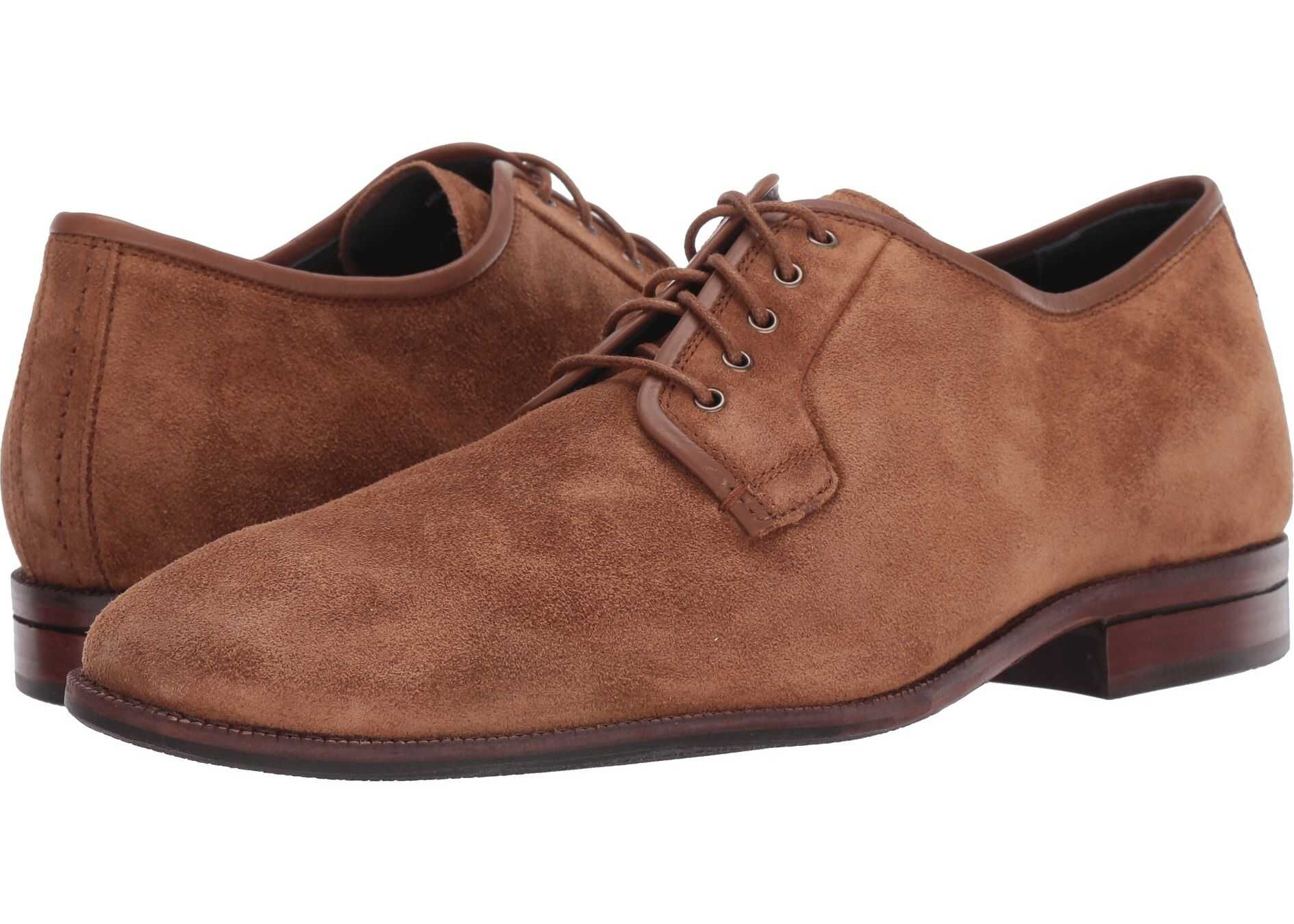 Cole Haan Warner Grand Postman Oxford Bourbon Suede