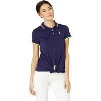 Tricouri Polo Tie Front Polo Shirt Femei