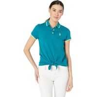 Tricouri Polo Tie Front Polo Shirt Femei
