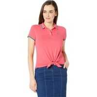 Tricouri Polo Tie Front Polo Shirt Femei