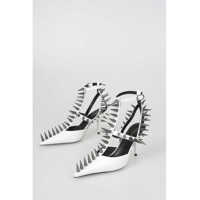 Sandale cu toc 8Cm Studded Leather Sandals Femei