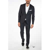 Costume Pinstripe SLIM FIT Single Breasted Suit Barbati
