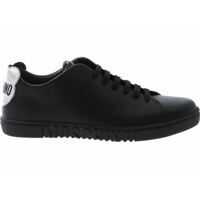 Tenisi & Adidasi Moschino Black Sneakers With Silver Teddy Patches