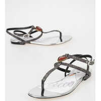 Sandale fara toc Straw Flip Flops TROPEA Sandals Femei