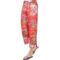 Pantaloni Trousers with floral details Femei