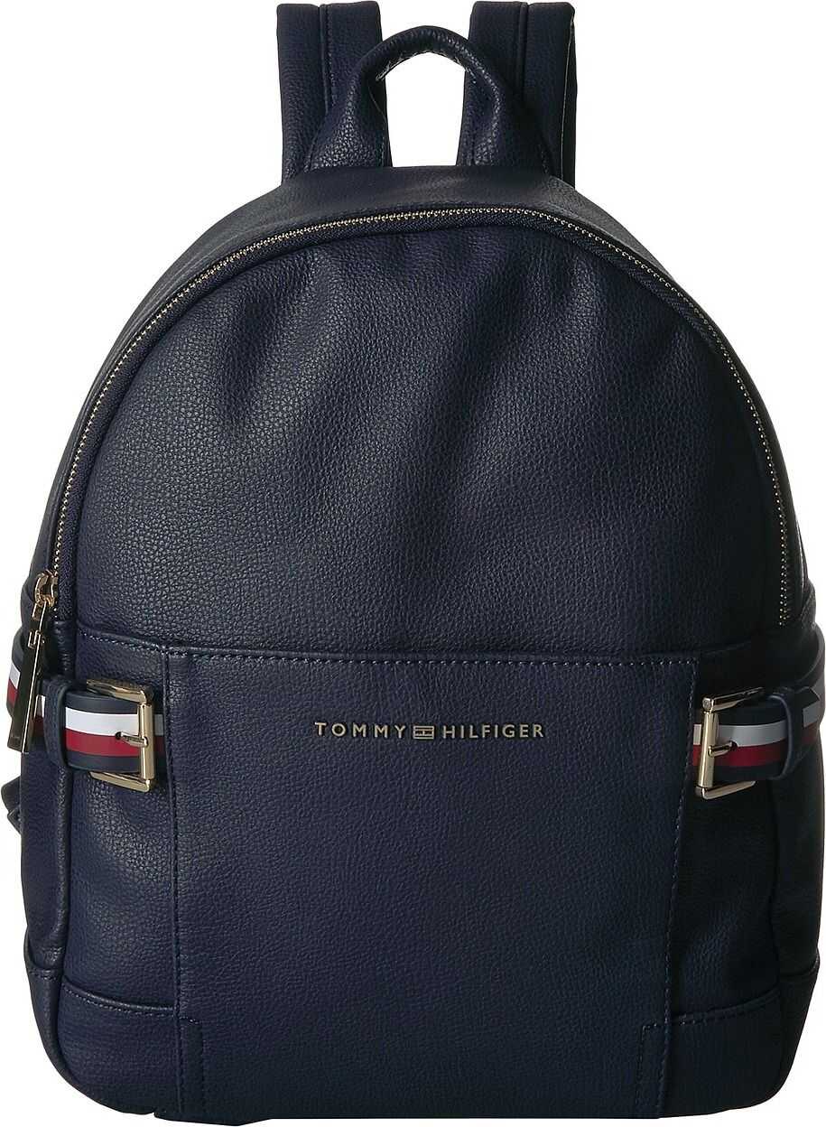 Tommy Hilfiger Meriden Pebble PVC Backpack Tommy Navy