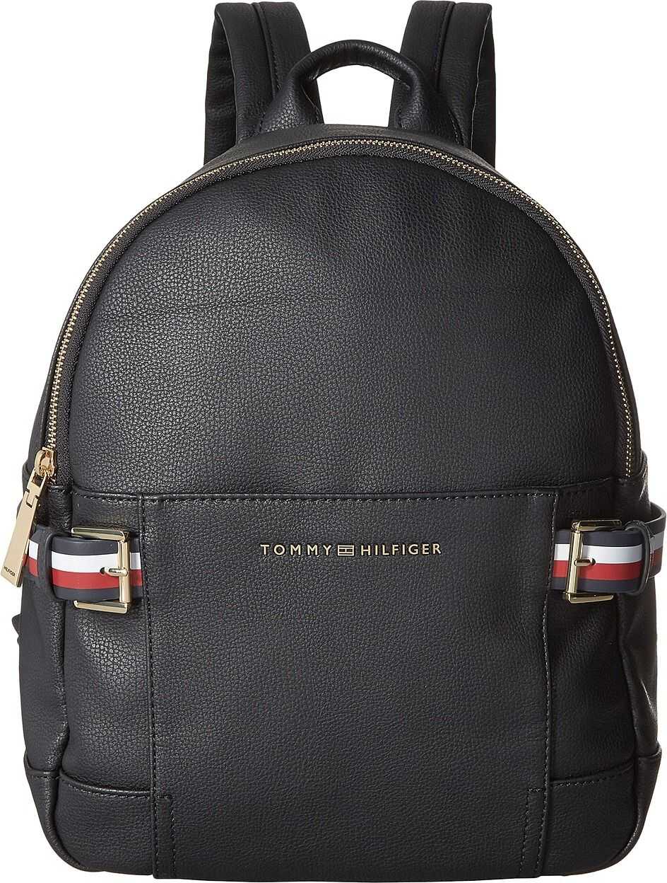 Tommy Hilfiger Meriden Pebble PVC Backpack Black