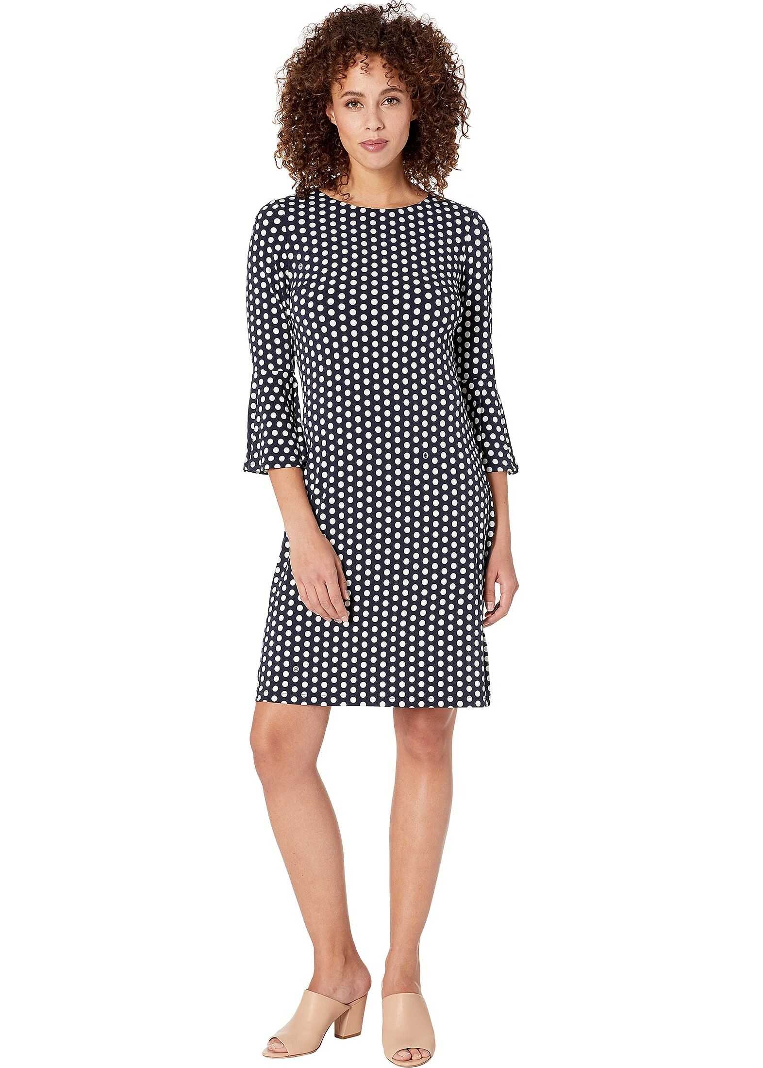 Tommy Hilfiger Duo Dot Dress Sky Captain/Ivory