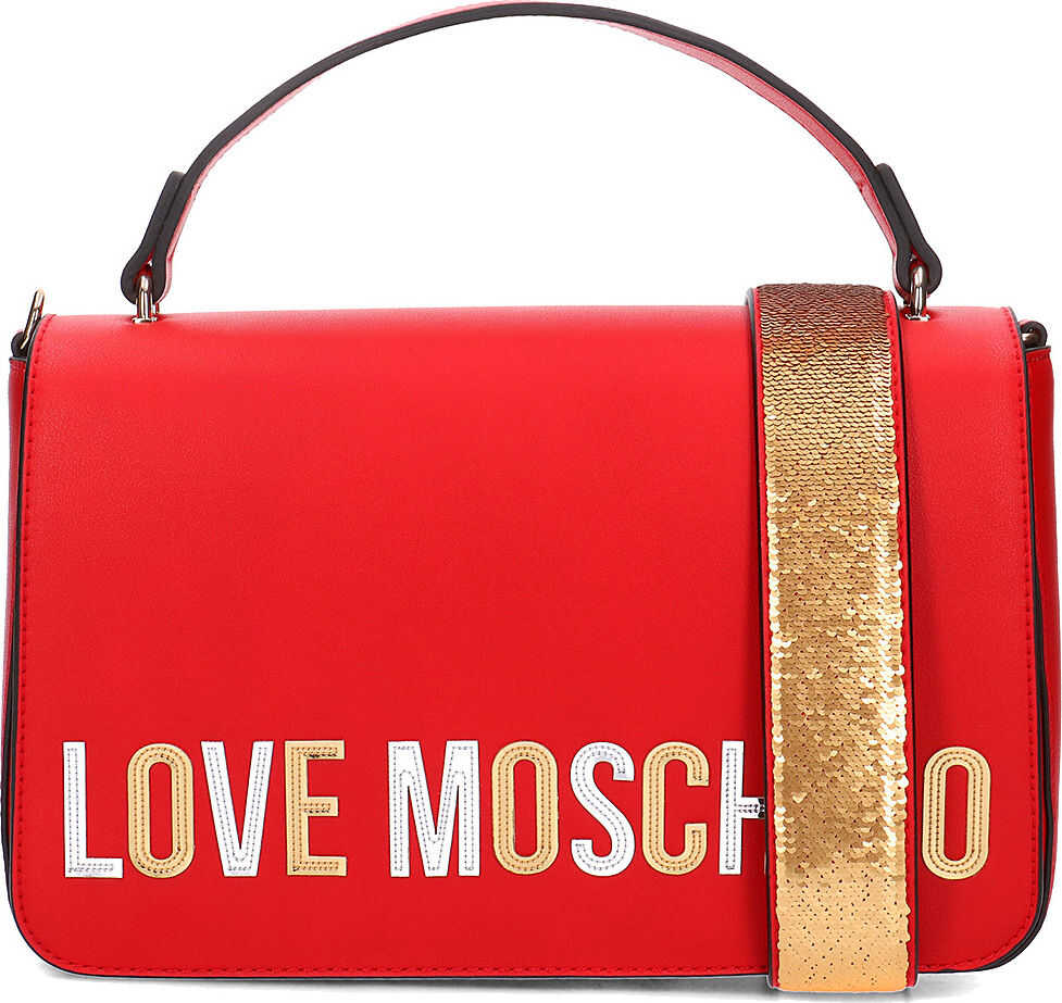 LOVE Moschino Braided Strap Czerwony