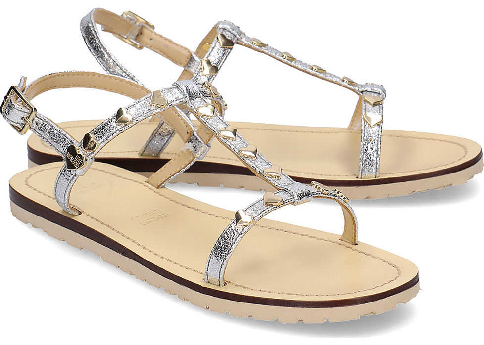LOVE Moschino Golden Heart Srebrny