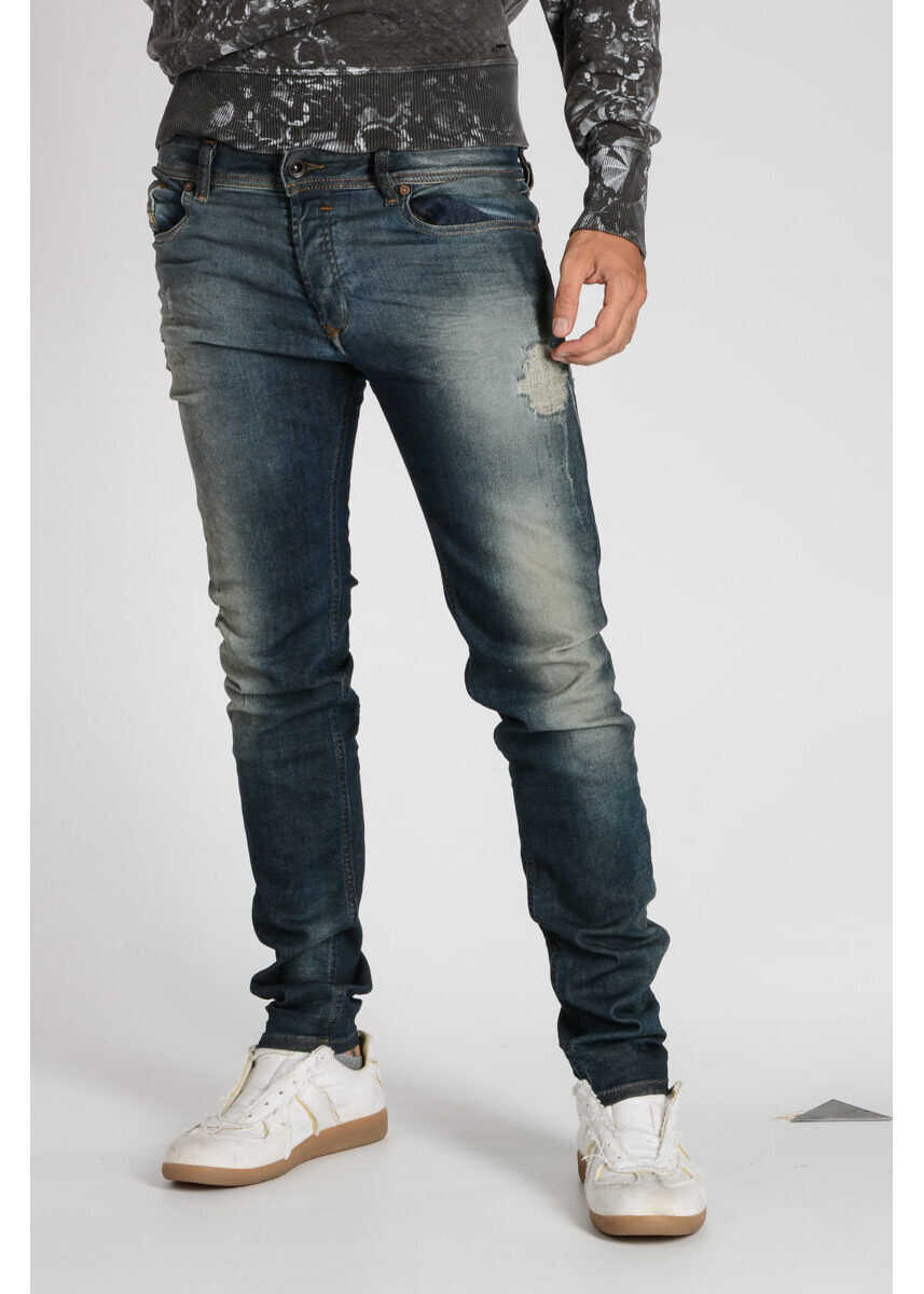 Diesel Stretch Denim SLEENKER Jeans BLUE