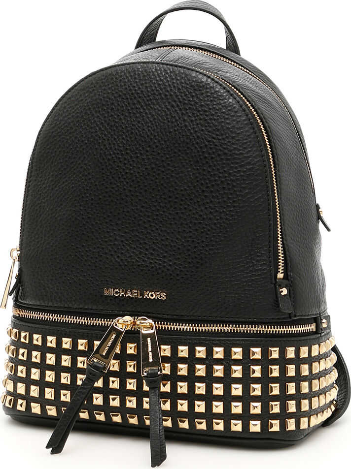 Michael Kors Studded Rhea Backpack BLACK