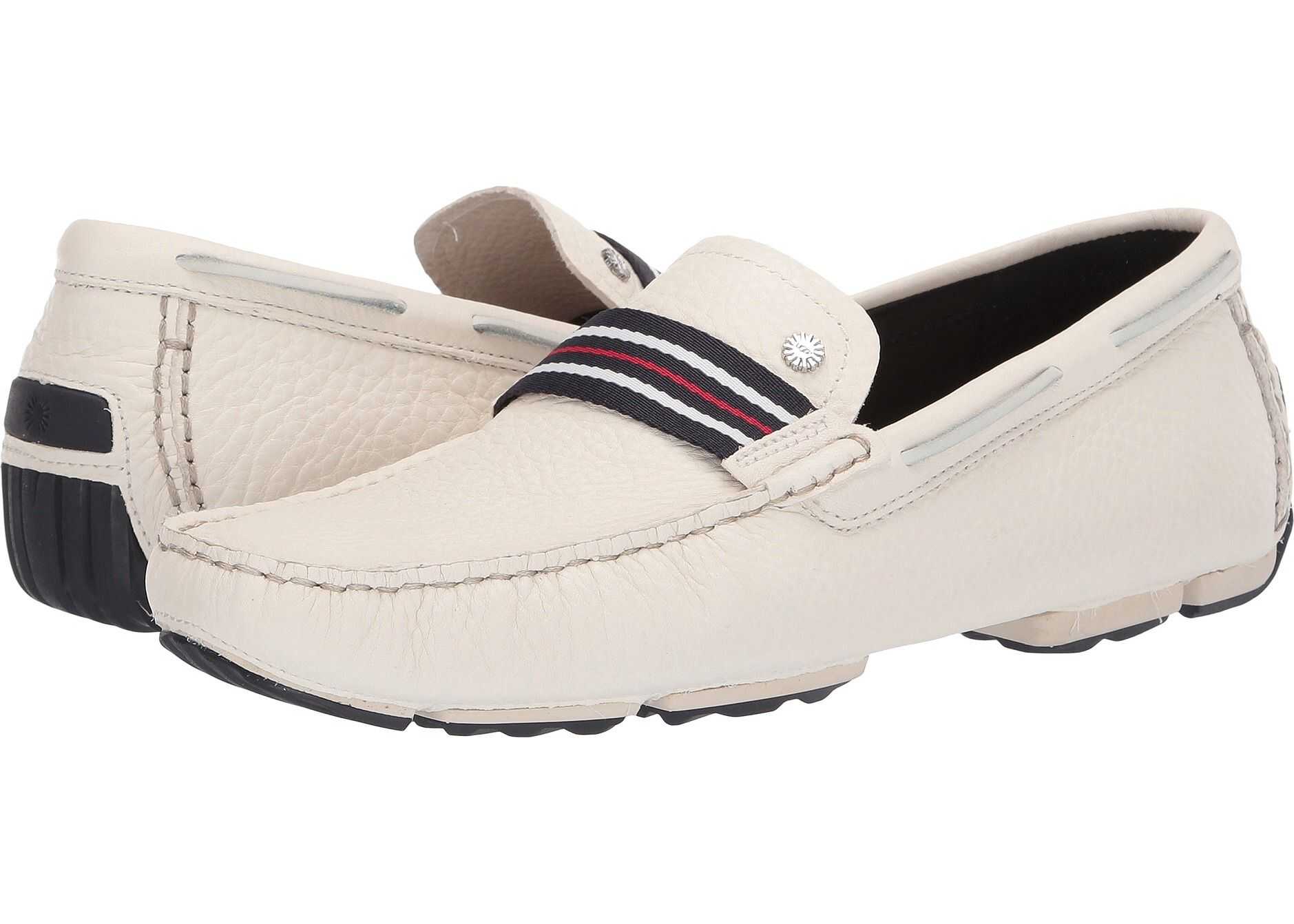 UGG Bel-Air Woven Stripe Slip-On White
