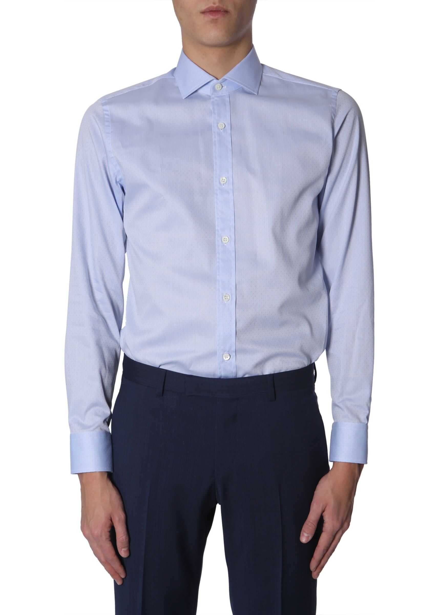 Camasa Z Zegna Slim Fit Shirt BABY BLUE