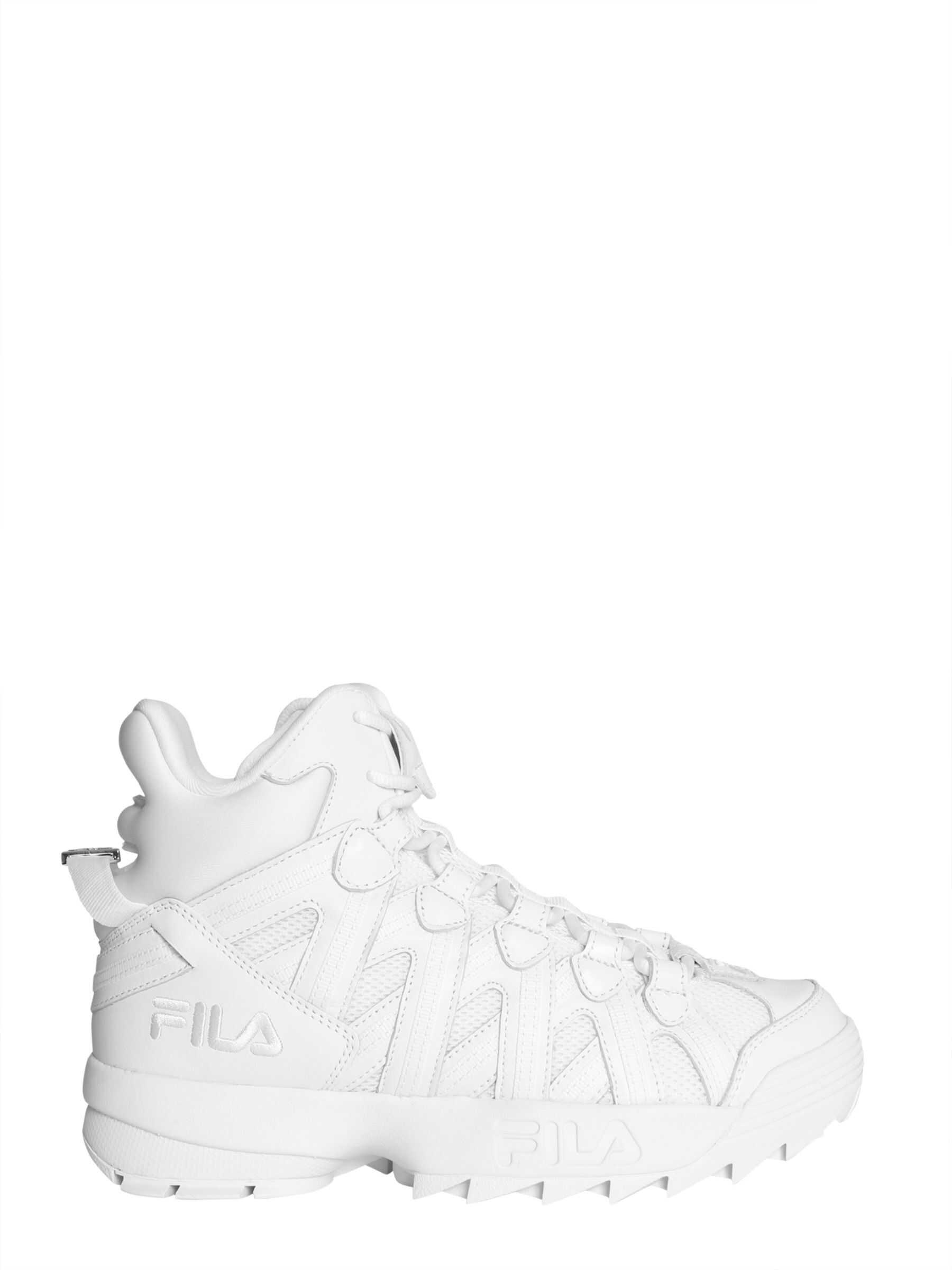 Fila D-Stack Cage Crossover Sneakers WHITE