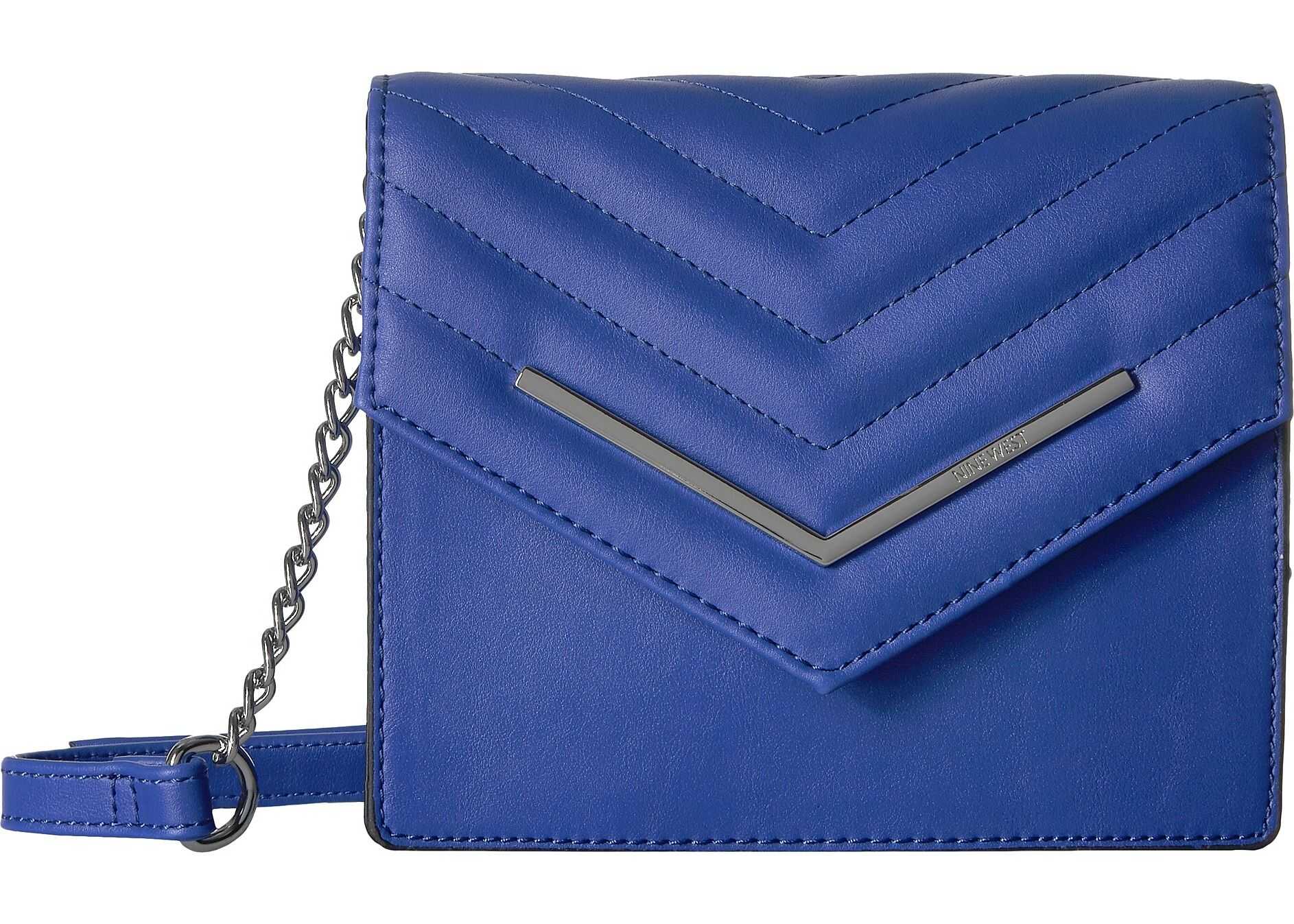 Nine West Rainn Crossbody Blue Iris