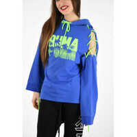 Bluze Trening & Hanorace Hooded Printed Sweatshirt Femei