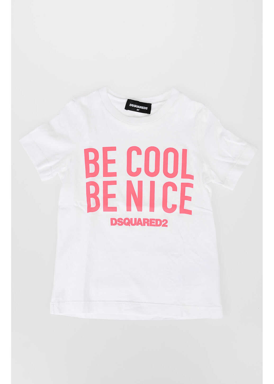 Dsquared2 Kids Printed Crew-Neck T-Shirt White