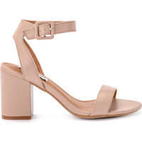 Sandale Sandalo Con Tacco Steve Madden Malia In Pelle Vegana Rosa Femei