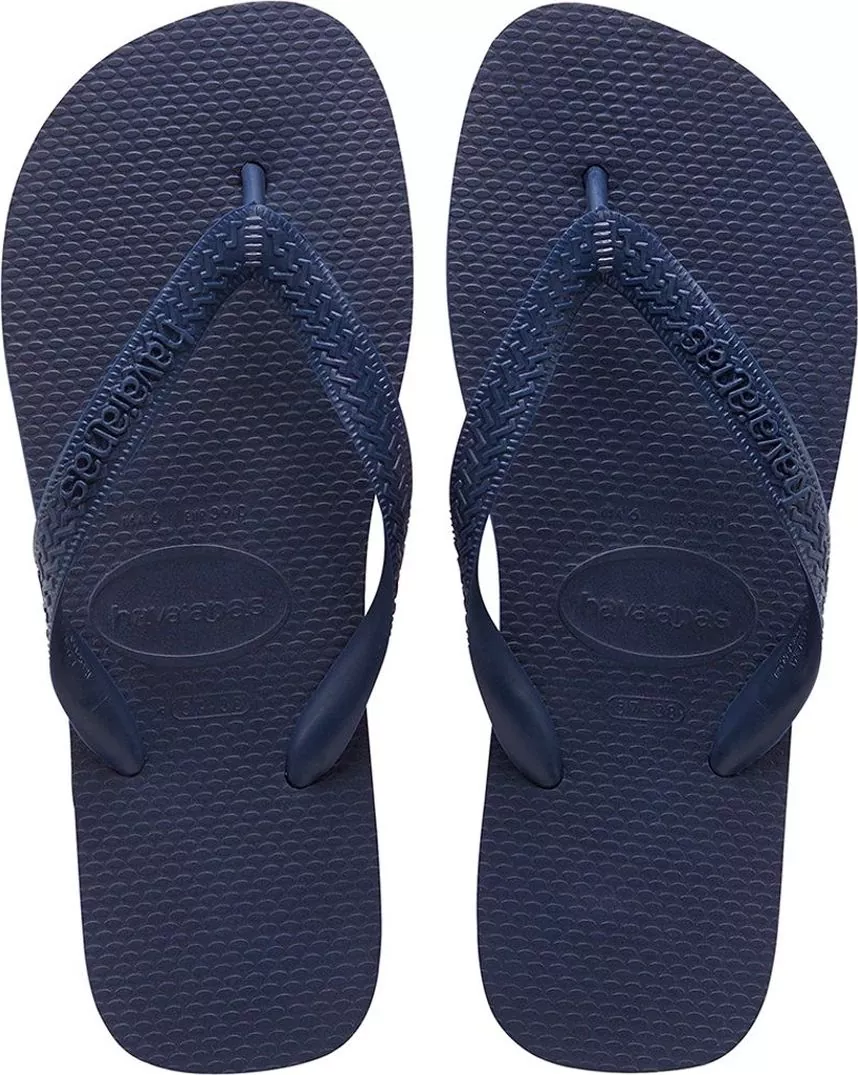 Havaianas Top Unisex Flip Flops In Navy Blue Blue