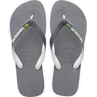 Slapi Brasil Mix Unisex Flip Flops In Grey White Barbati