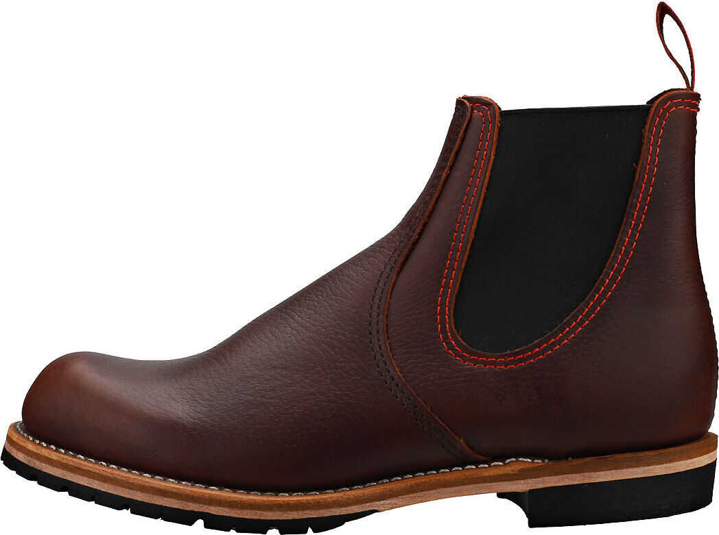Red Wing Rancher Chelsea Boots In Brown Brown