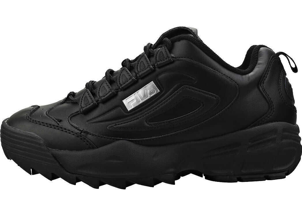 Fila Disruptor 3 Unisex Trainers In Black Silver Black