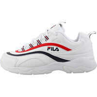 Adidasi cu platforma Ray Trainers In White Navy Red Femei