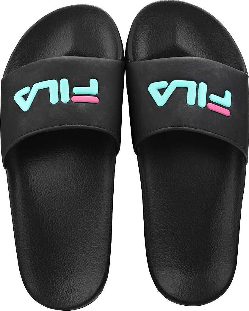 Fila Drifter Slide In Black Teal Black