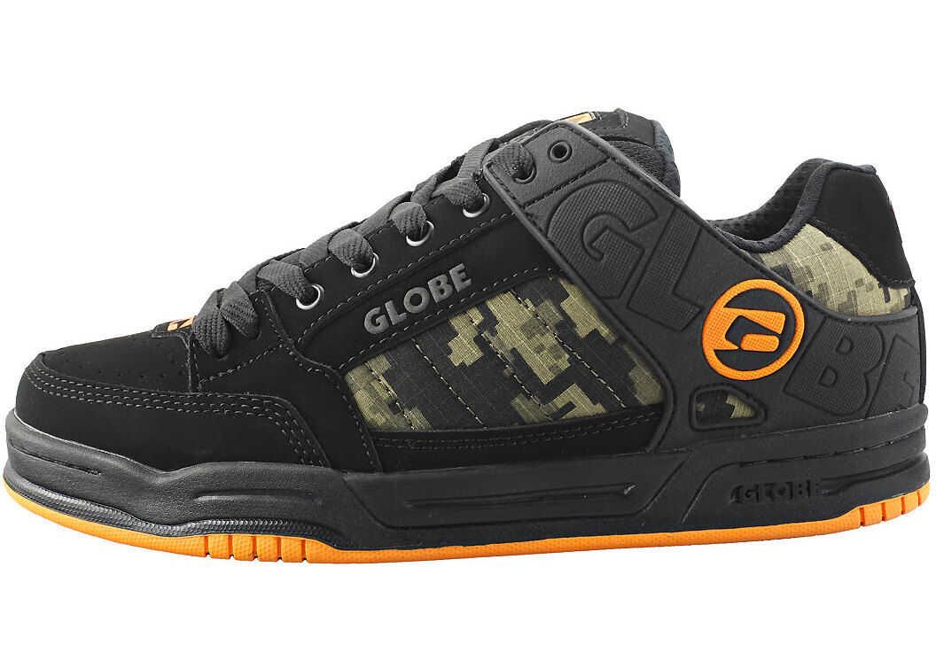 Globe Tilt Trainers In Black Camouflage Black
