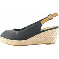 Platforme Iconic Elba Basic Sling Back Wedges In Midnight Navy Femei