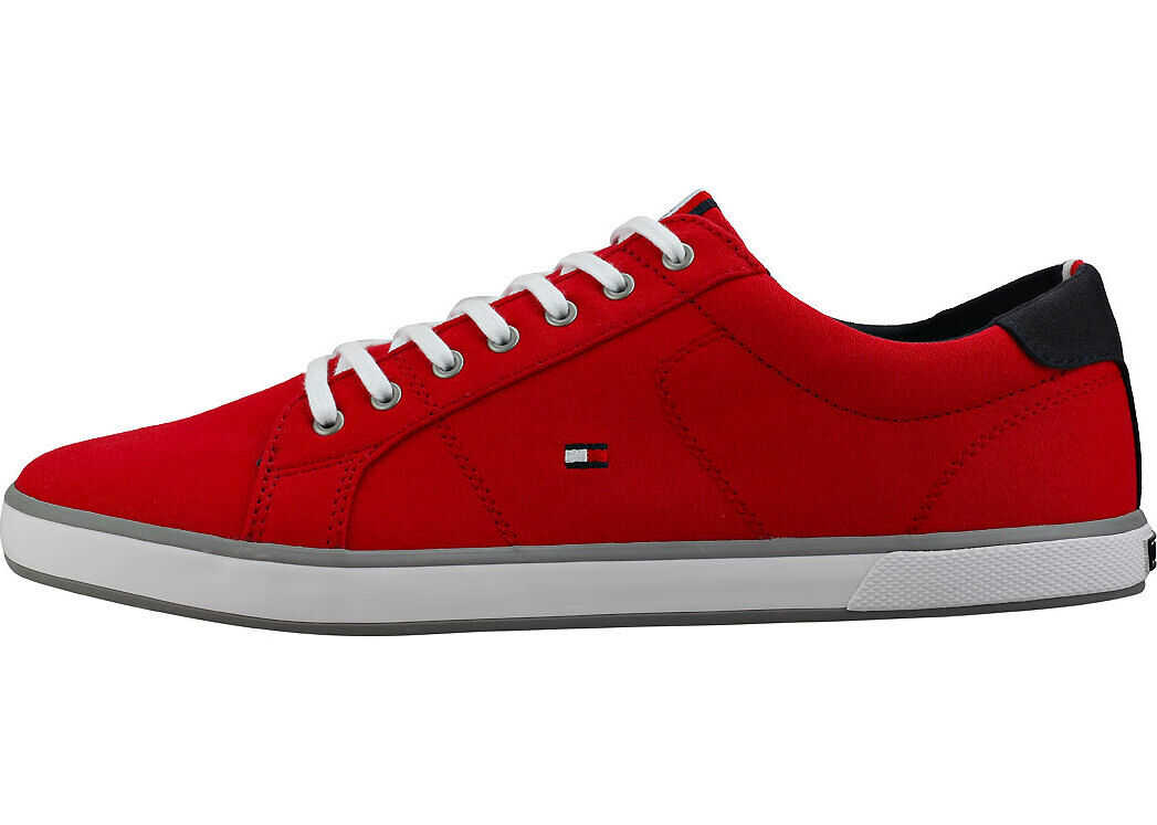 Tommy Hilfiger Iconic Long Lace Trainers In Red Red