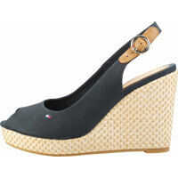 Platforme Iconic Elena Basic Sling Back Wedges In Midnight Navy Femei