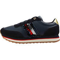 Tenisi & Adidasi Tommy Hilfiger Sequins Retro Trainers In Midnight Navy