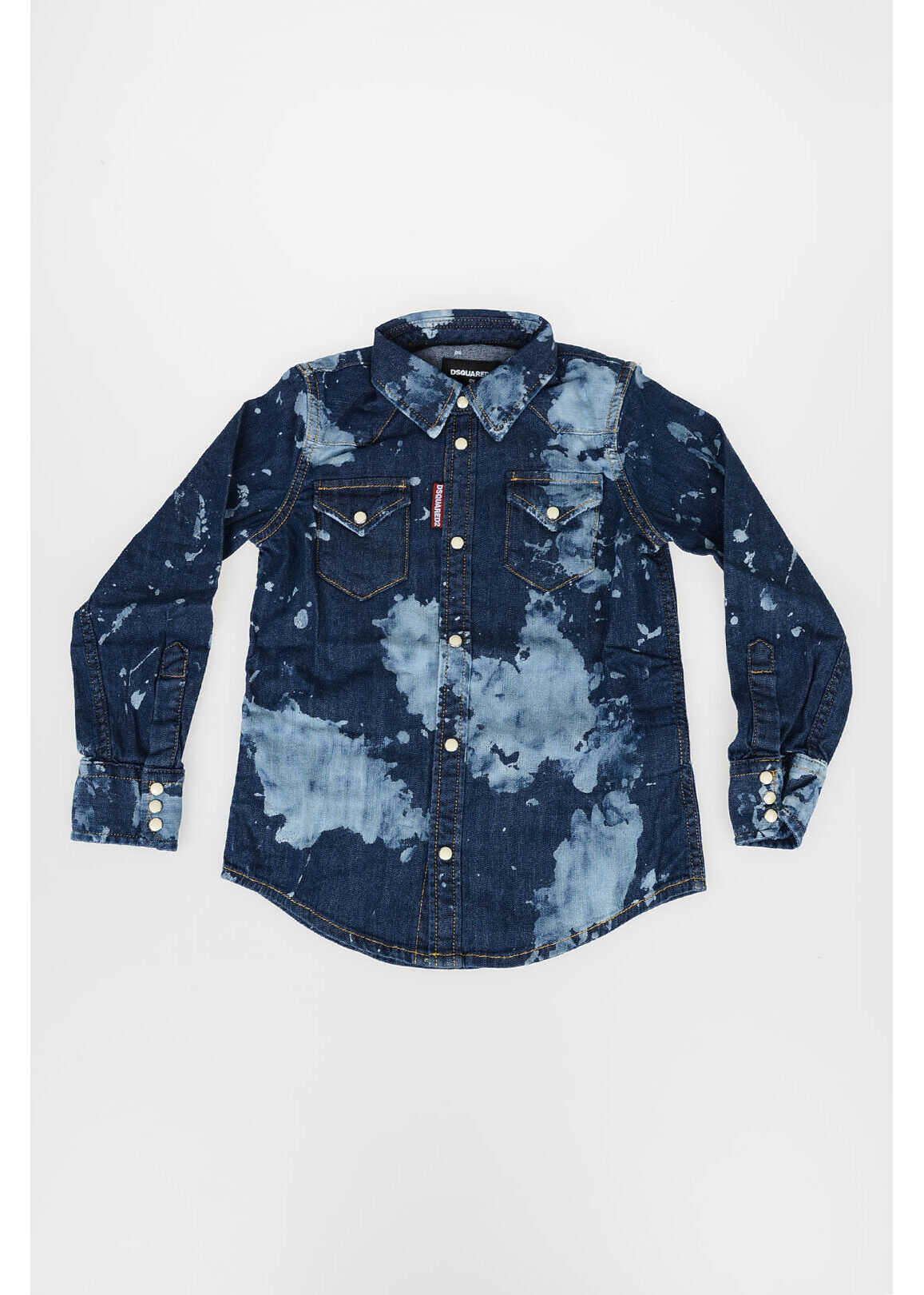 Dsquared2 Kids Denim Shirt BLUE