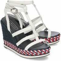 Sandale Colorful Rope Wedge Femei