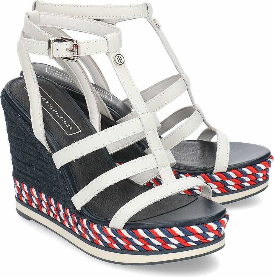 Tommy Hilfiger Colorful Rope Wedge Biały