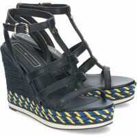 Sandale Colorful Rope Wedge Femei