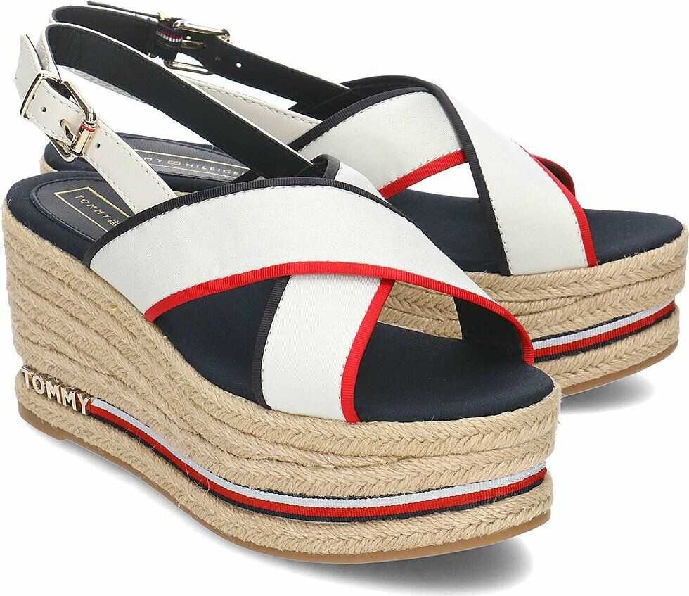 Tommy Hilfiger Flatform Corporate Ribbon Biały
