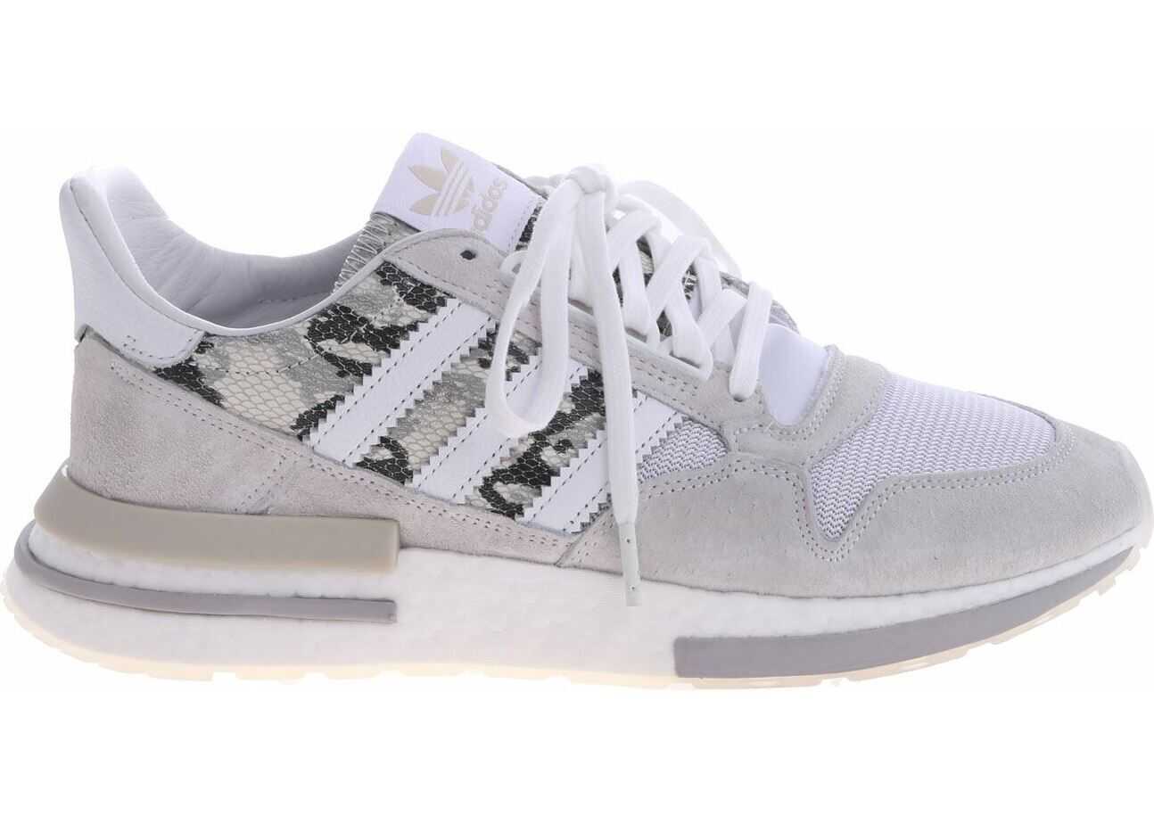 adidas Zx 500 Rm White Sneakers Python Effect White