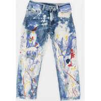 Blugi drepti Printed Jeans Baieti