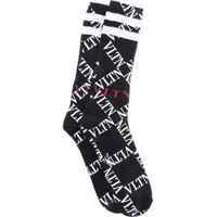 Sosete Black Ribbed Vltn Socks Barbati