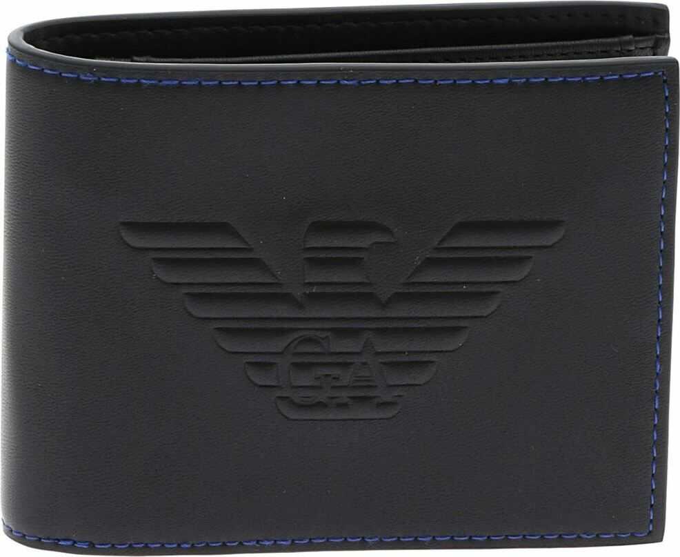 Emporio Armani Keychain And Wallet Set By Ea Black