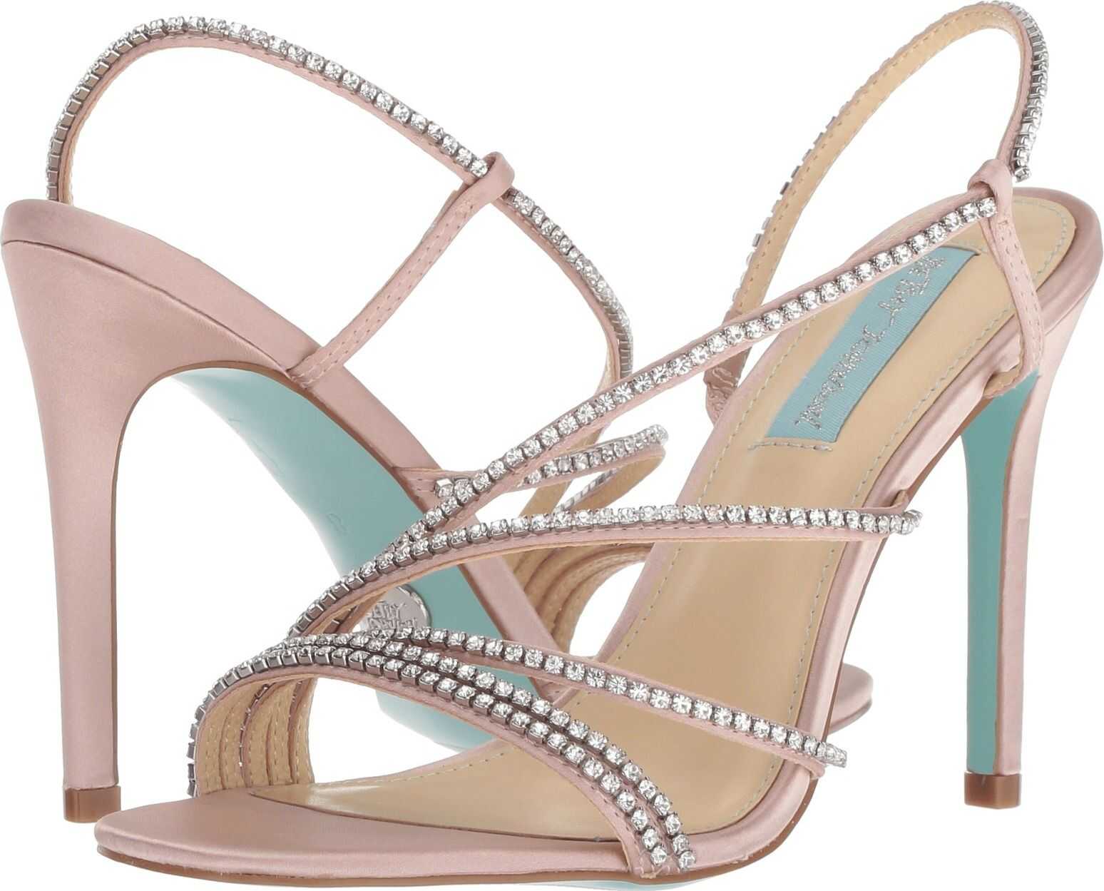Sandala Blue by Betsey Johnson Aces Nude Satin