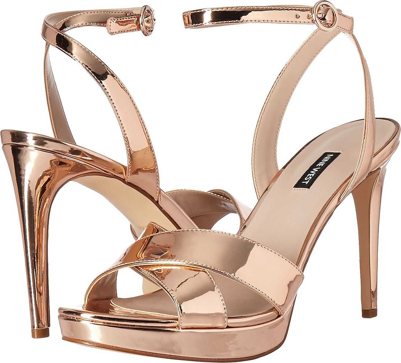 Sandala Nine West Quisha Pink Synthetic