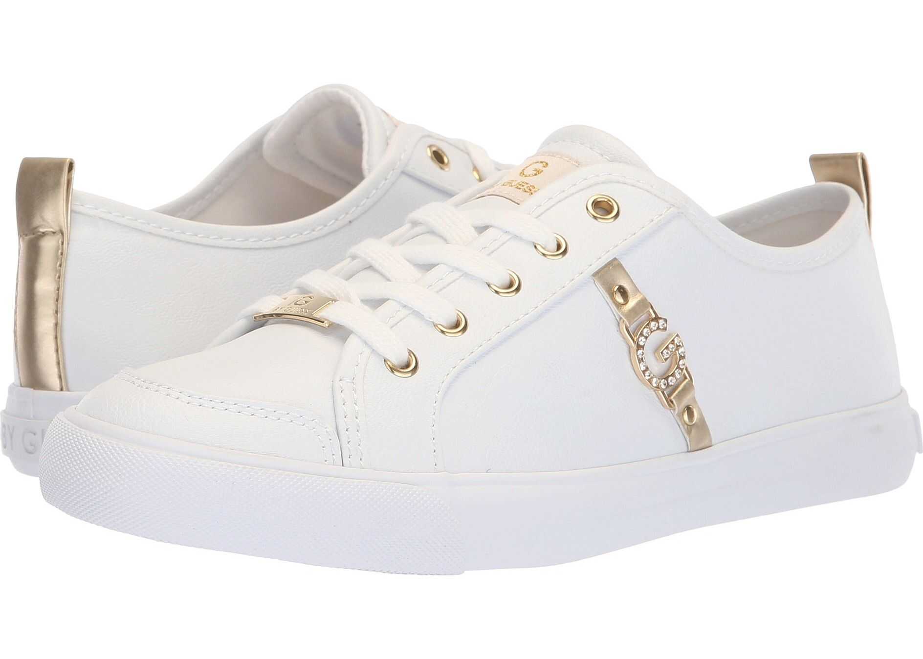 G by GUESS Banx2 White/Gold/Gold