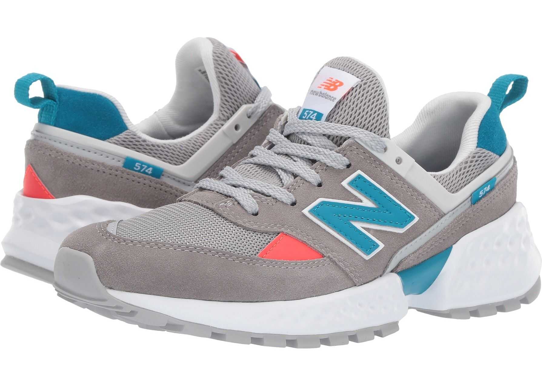 New Balance Kids GS574v2 (Big Kid) Marblehead/Deep Ozone Blue
