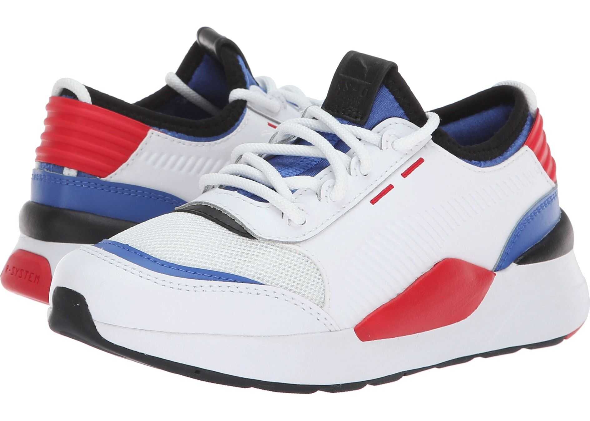 Puma Kids RS-0 808 (Little Kid/Big Kid) Puma White/Dazzling Blue/Puma White